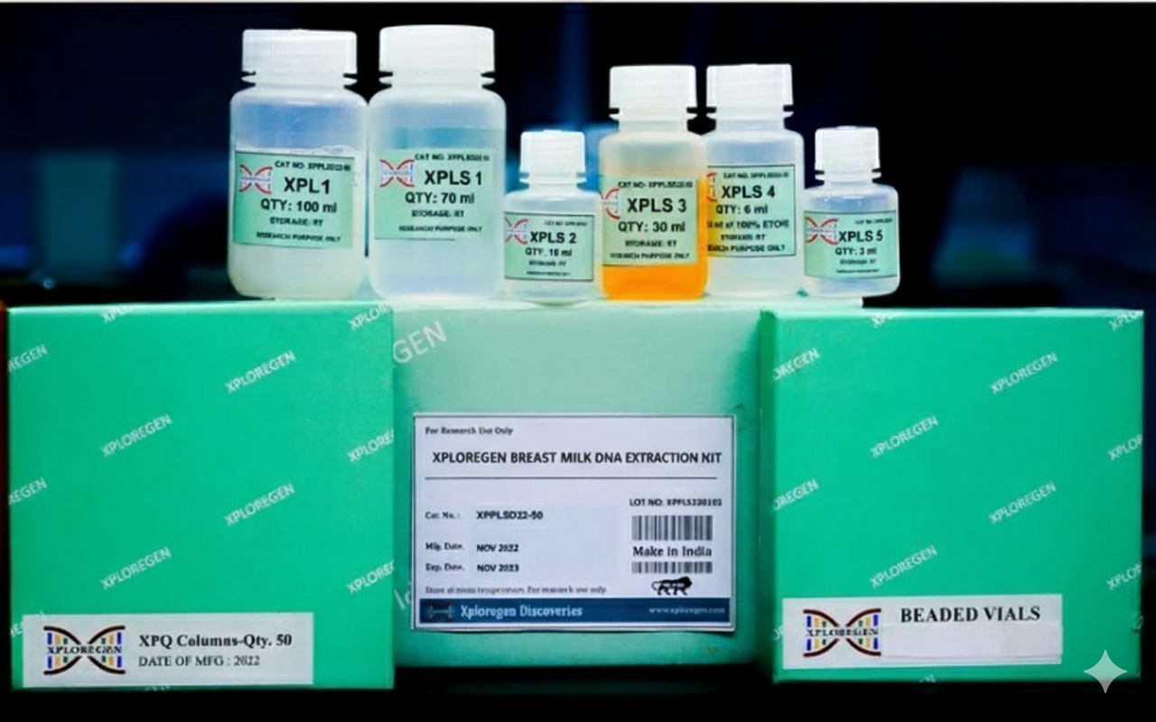 Genomic DNA Extraction Kit: Breast Milk (Column Based) - Image 1
